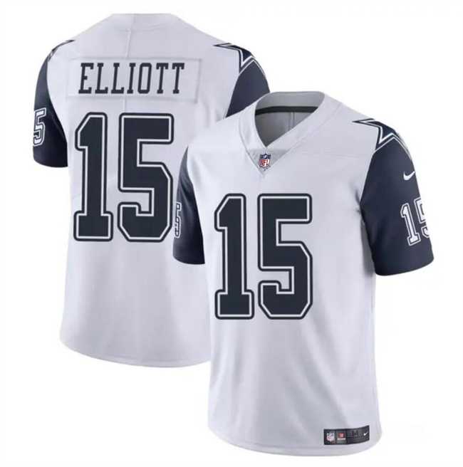 Men & Women & Youth Dallas Cowboys #15 Ezekiel Elliott White Color Rush Limited Stitched Jersey,We sell and wholesale Men & Women & Youth Dallas Cowboys #15 Ezekiel Elliott White Color Rush Limited Stitched Jersey on line form chian!